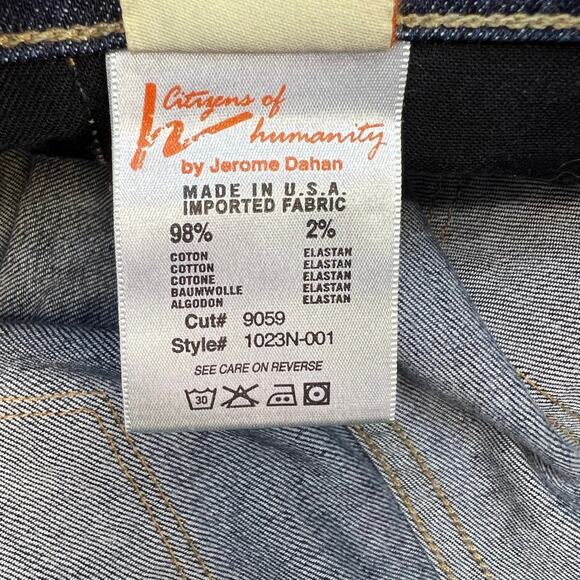 Citizens of Humanity Jeans Women's 29 (8) Dark Blue Dita Petite Bootcut Preppy - Picture 7 of 14